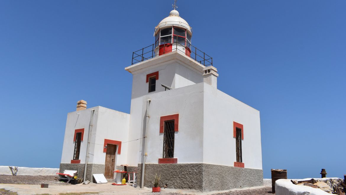 Boa Vista: Leuchtturm mit Blick auf die Küste Boa Vista: Leuchtturm mit Blick auf die Küste