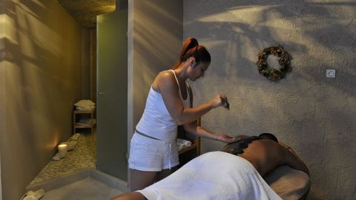 Naxos: Die Unterkunft bietet einen kleinen Wellnessbereich an.