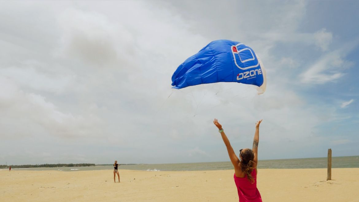 Kalpitiya: Matte fliegen an der Kite- und Wing/Windsurf Station Kalpitiya: Matte fliegen an der Kite- und Wing/Windsurf Station
