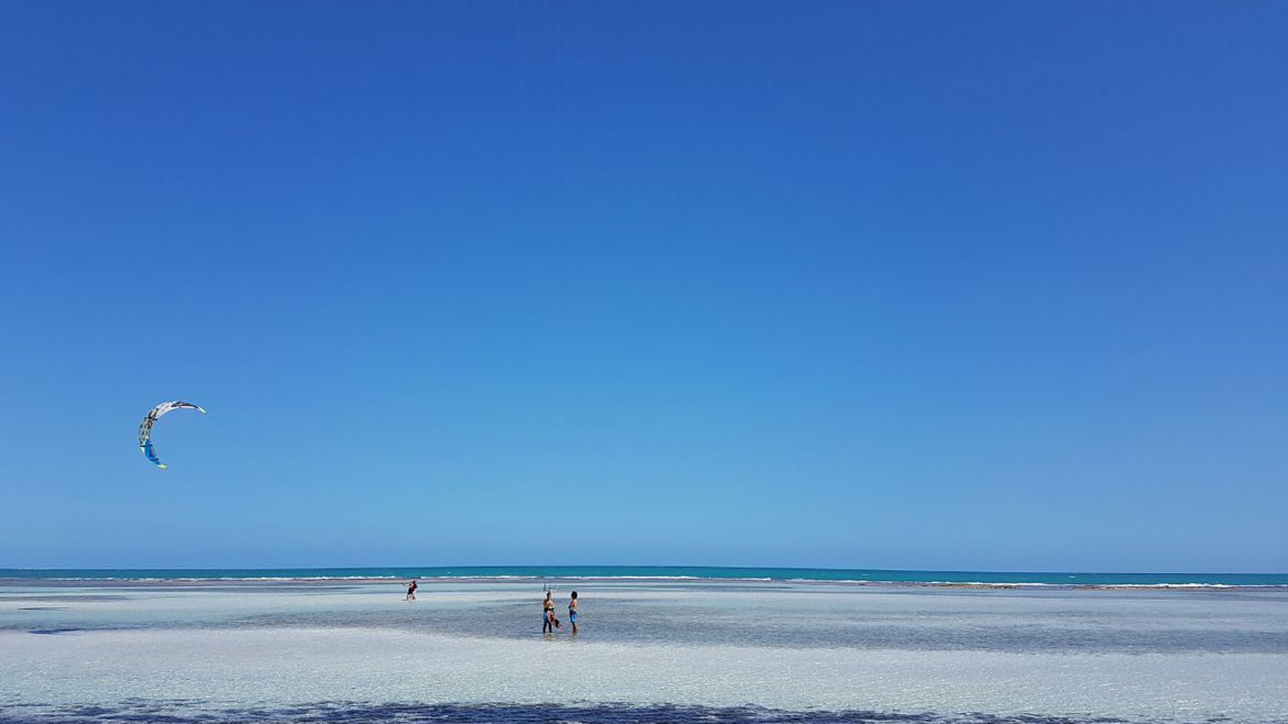 Djerba-Zarzis: Platz ohne Ender an der Kitesurf Station Djerba-Zarzis: Platz ohne Ender an der Kitesurf Station