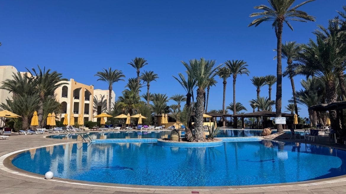 Zarzis: Poolbereich des Komforthotels II Zarzis: Poolbereich des Komforthotels II