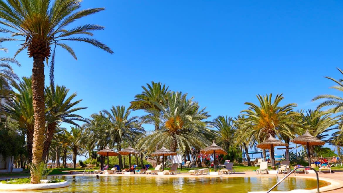 Djerba-Zarzis: Thermalpool im Komforthotel Djerba-Zarzis: Thermalpool im Komforthotel