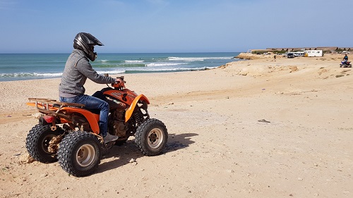 Dakhla: Mit dem Quad kannst Du die Wüste in Dakhla erkunden. Dakhla: Mit dem Quad kannst Du die Wüste in Dakhla erkunden.
