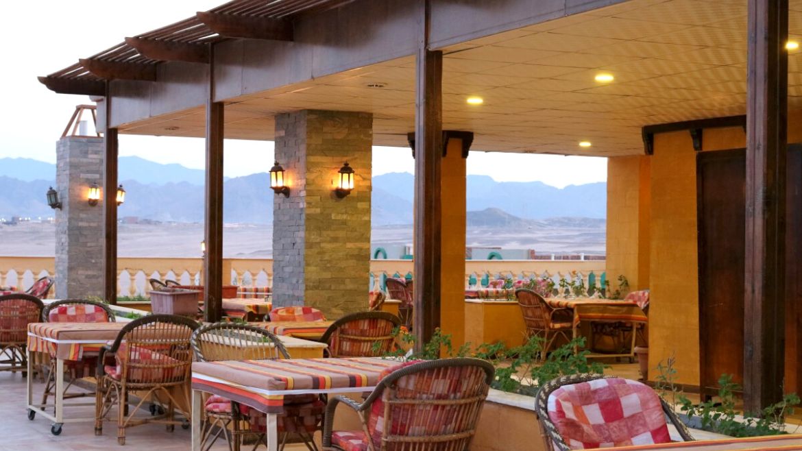 Soma Bay: Restaurant im Außenbereich