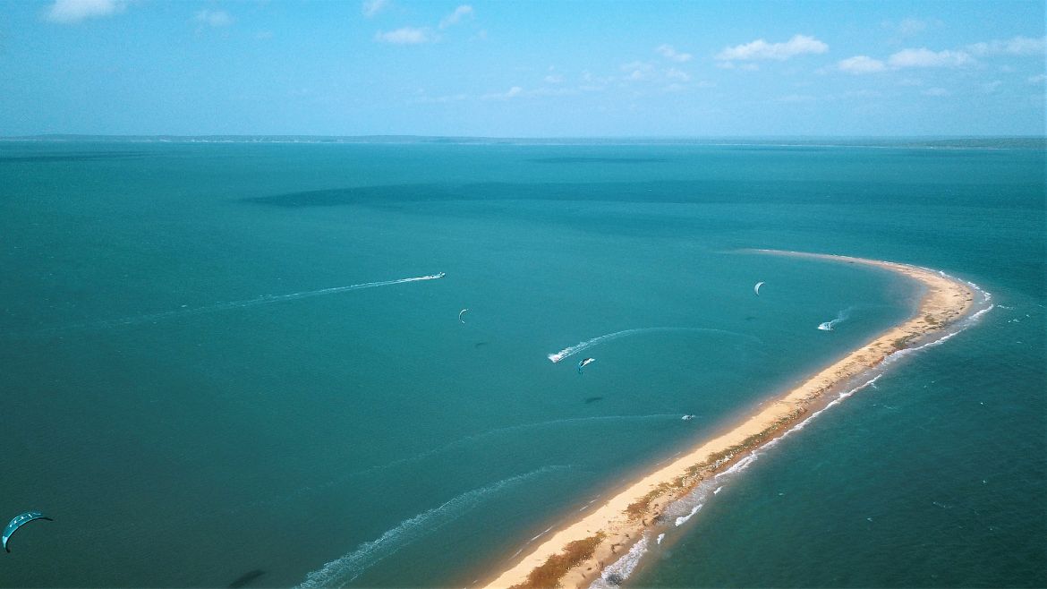 Kappalady: Kite Safari über die Station möglich