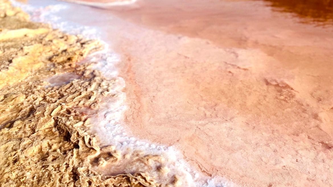 Djerba-Zarzis: Salzsee in der Salzwüste von Zarzis Djerba-Zarzis: Salzsee in der Salzwüste von Zarzis