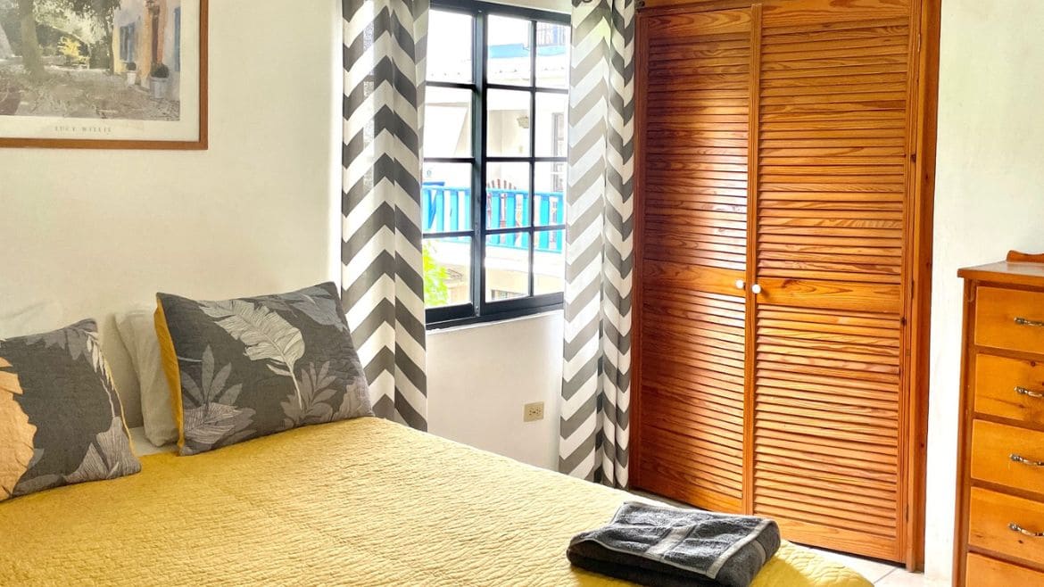 Tobago: Schlafbereich in der ersten Etage der Appartements II Tobago: Schlafbereich in der ersten Etage der Appartements II