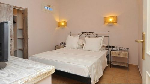 Naxos: Schlafbereich der Appartements EG