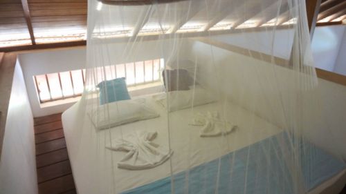 Kappalady: Schlafbereich im Obergeschoss