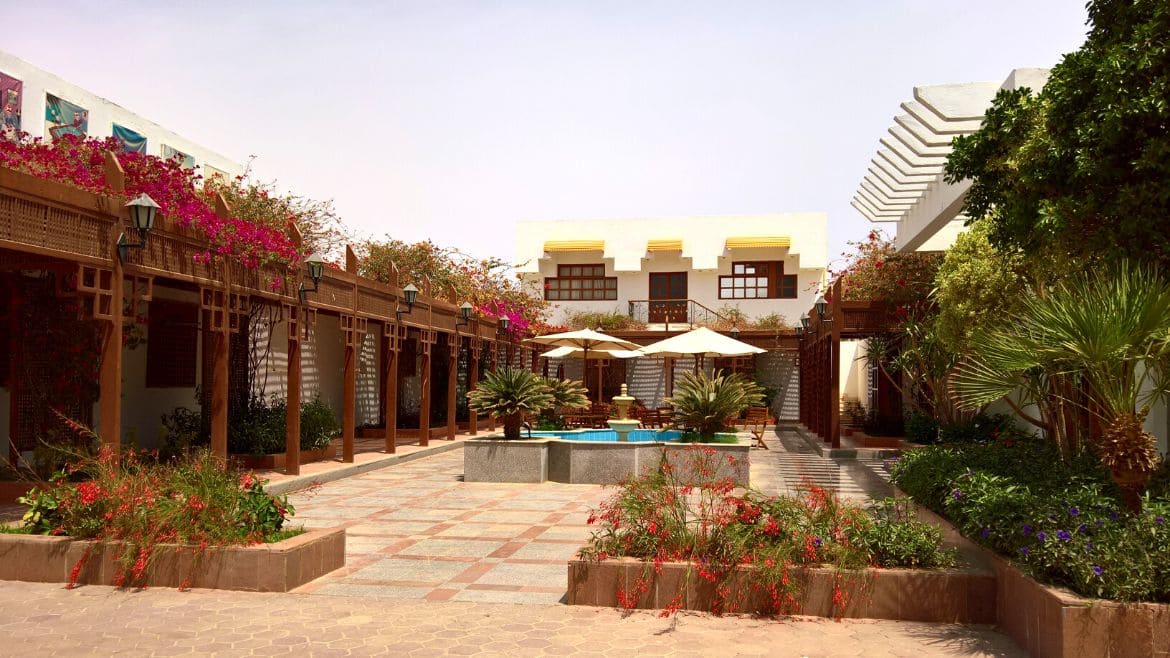 Soma Bay: Schöner Innenhof des Komforthotels Soma Bay: Schöner Innenhof des Komforthotels