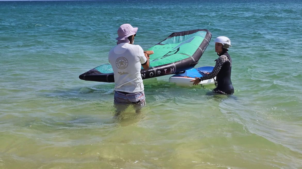 Algarve: Schulung am Praia de Alvor Algarve: Schulung am Praia de Alvor