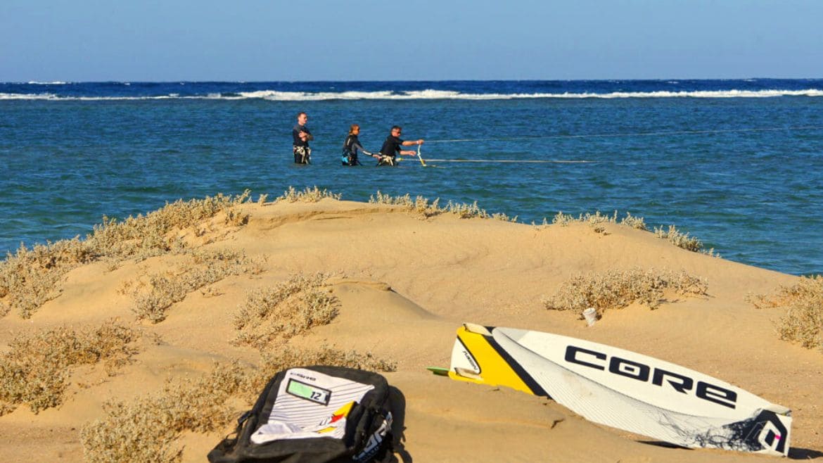 El Naaba: Schulungsbild direkt in der Lagune