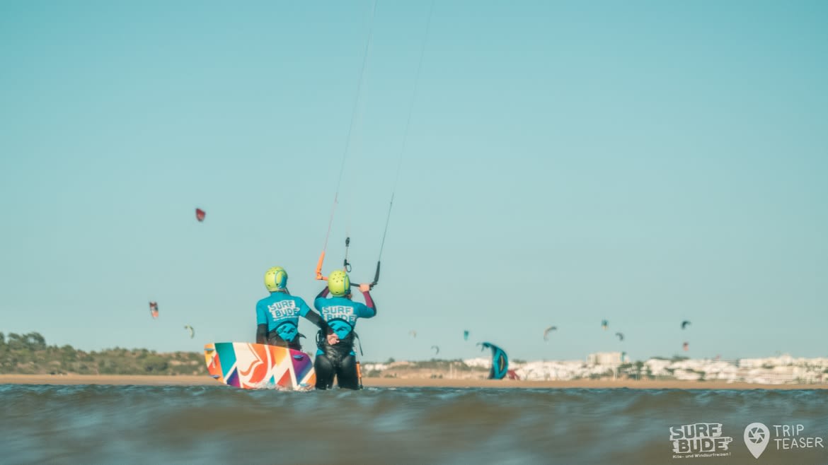 Algarve: Schulungsbild vom Kite Camp Algarve: Schulungsbild vom Kite Camp