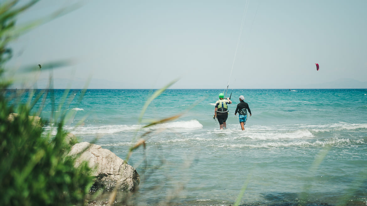Fanes: Kitesurfschulung