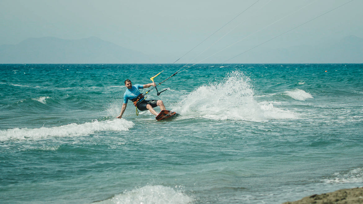Rhodos Fanes: Kitesurfen auf Rhodos Fanes Rhodos Fanes: Kitesurfen auf Rhodos Fanes