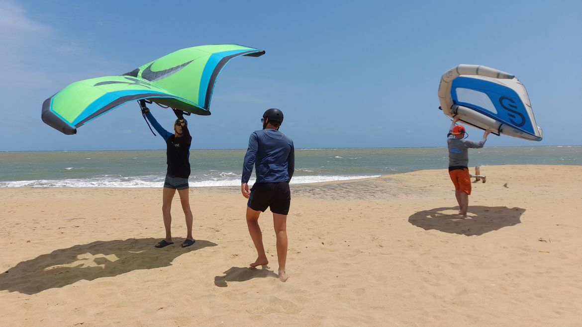 Kappalady: Wingschulung in Kappalady