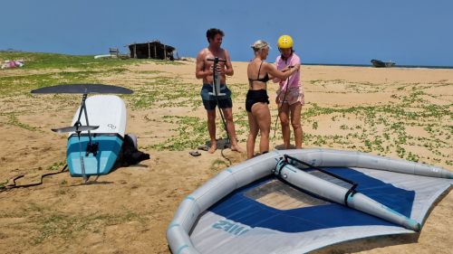 Kappalady: Schulung Wingsurfen und Foilen in Kappalady