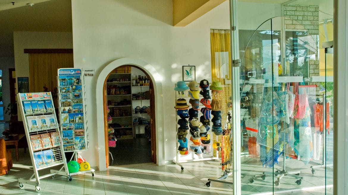 Rhodos Theologos: Hotelshop