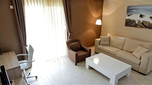 Ulcinj: Sitzbereich des Appartements