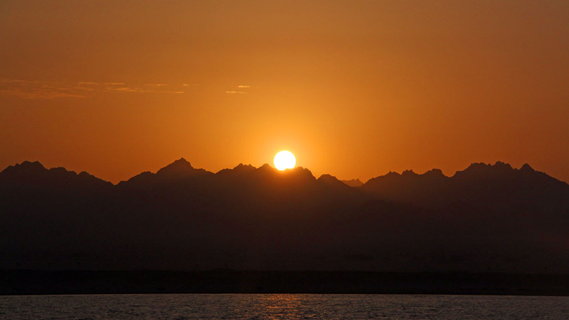 Soma Bay: Sonnenuntergang in der Soma Bay