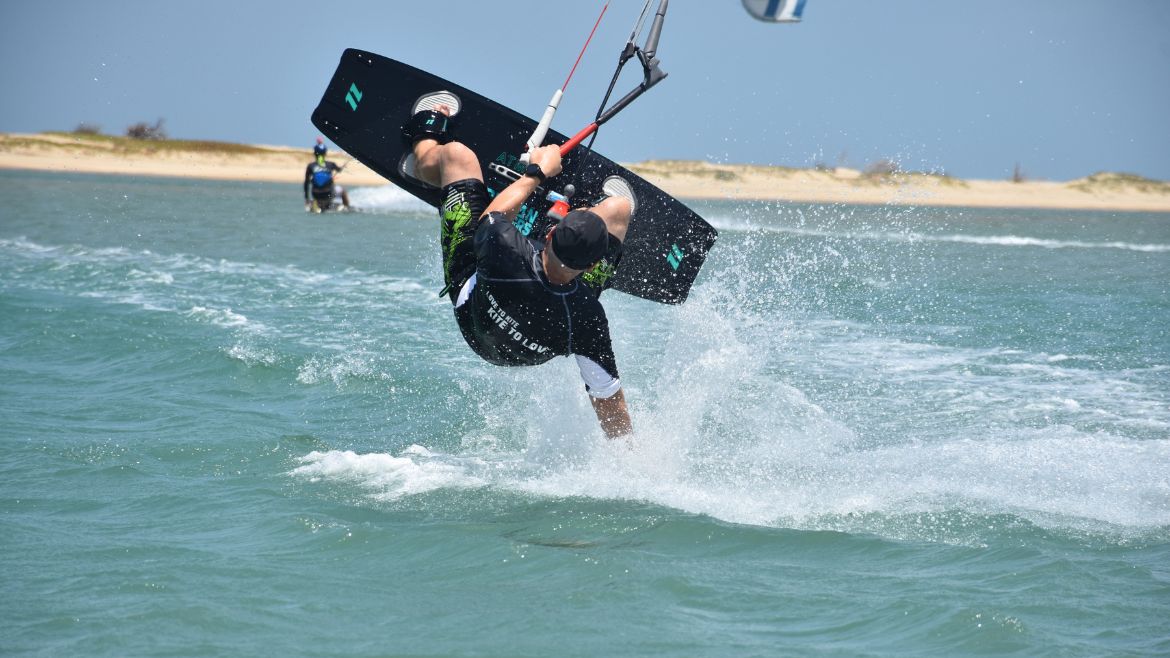 Kappalady: Kappalady eignet sich auf für fortgeschrittene Kitesurfer