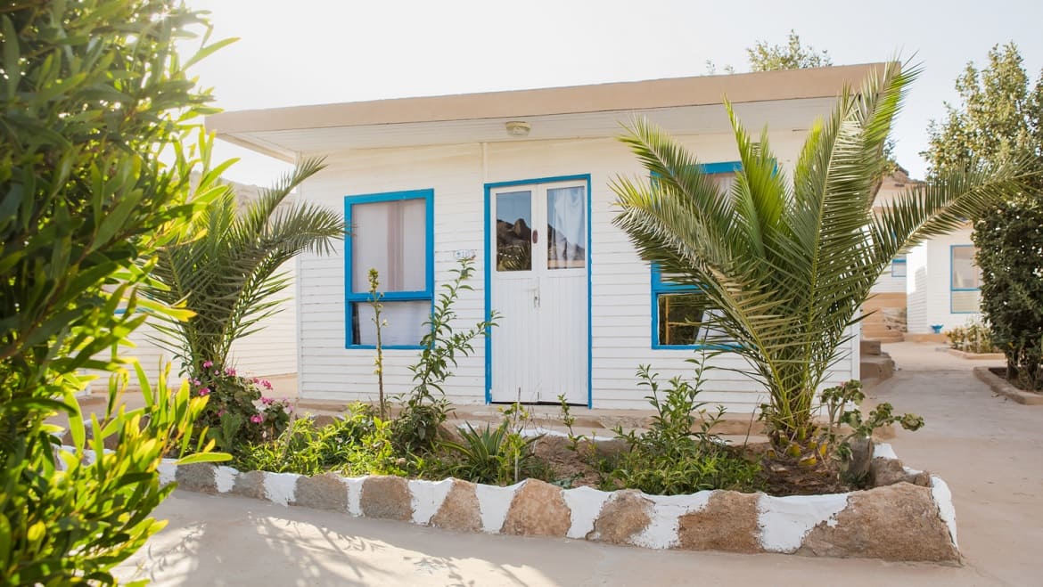 Dakhla: Außenansicht des Standard Bungalows