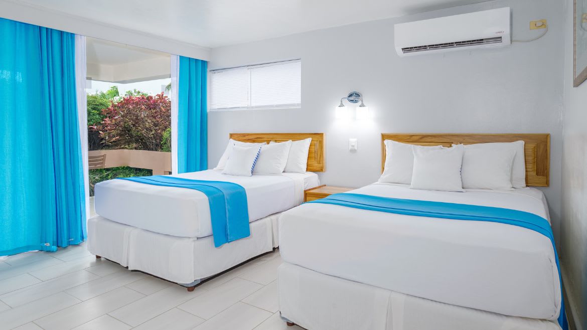 Tobago: Blick in das Standardzimmer im Komforthotel II