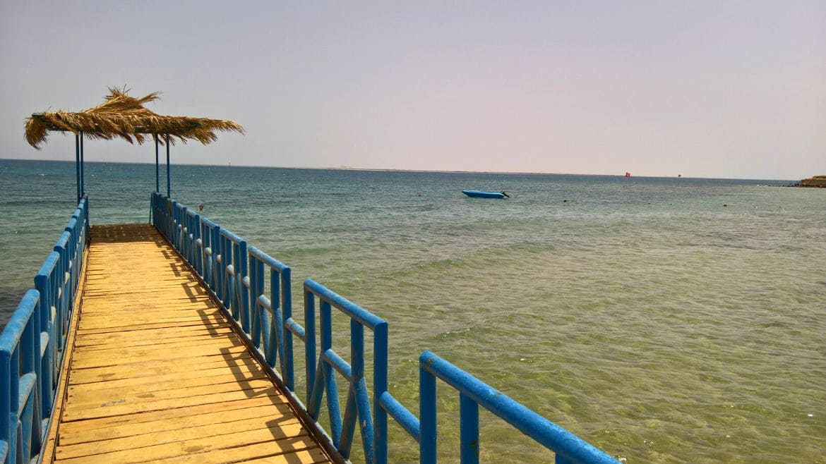 Soma Bay: Steg am Komforthotel