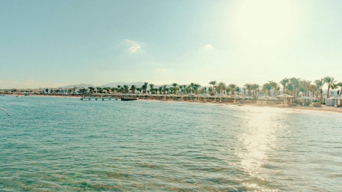 Soma Bay: Übersicht Strandbereich 