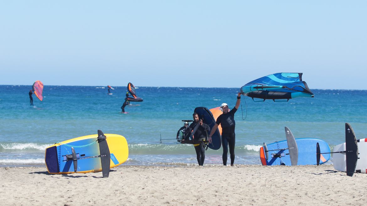 El Naaba: Strandbereich direkt vor der Station