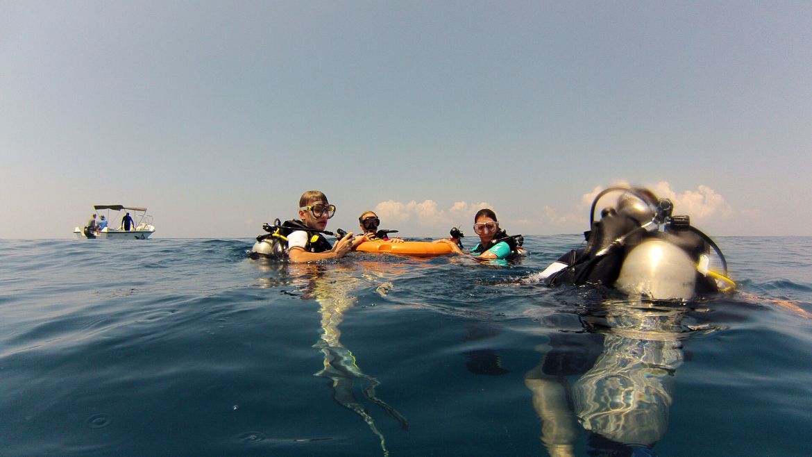 Kappalady: Tauchausflug