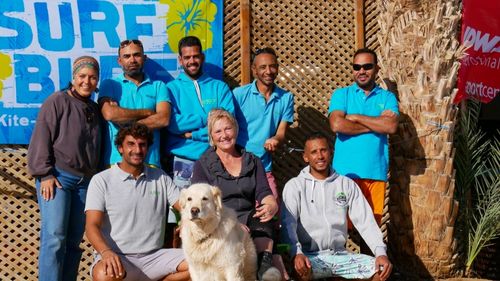 Soma Bay: Das Team der Kitesurf Station Safaga Soma Bay: Das Team der Kitesurf Station Safaga