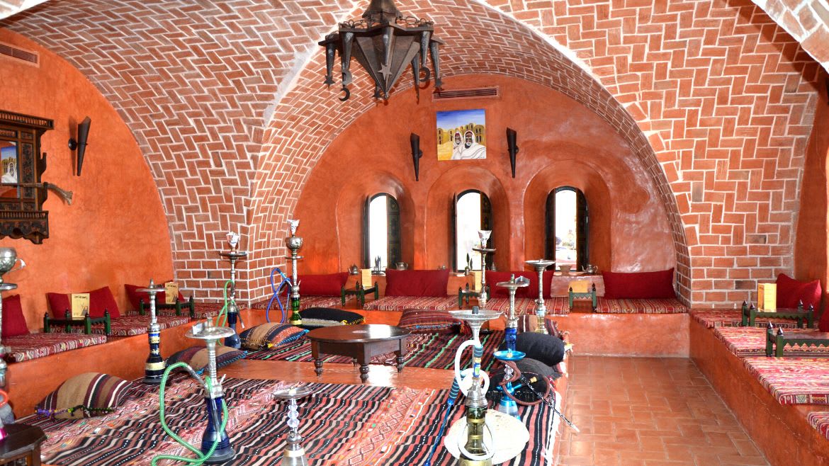 Djerba-Zarzis: Tee- und Shishabar im Komforthotel Zarzis Djerba-Zarzis: Tee- und Shishabar im Komforthotel Zarzis