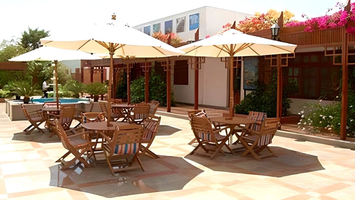 Soma Bay: Terrasse im Außenbereich