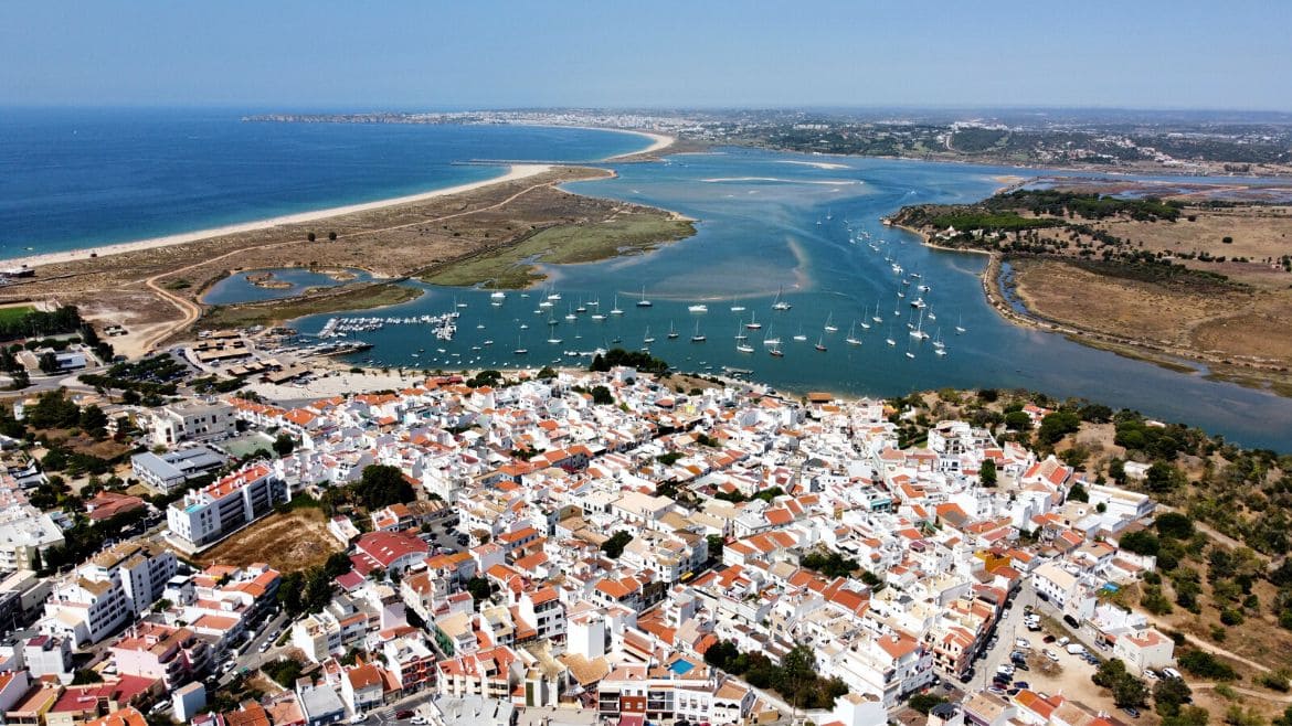 Algarve: Übersicht Alvor Algarve: Übersicht Alvor