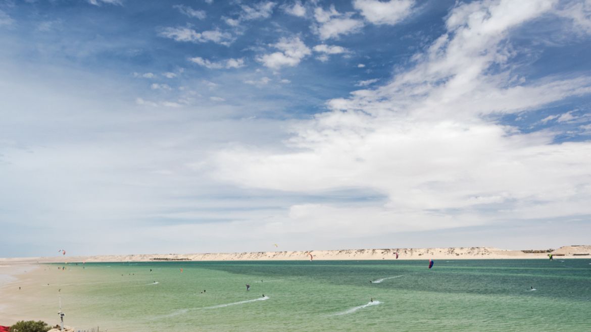 Dakhla: Übersicht der Lagune Dakhla: Übersicht der Lagune
