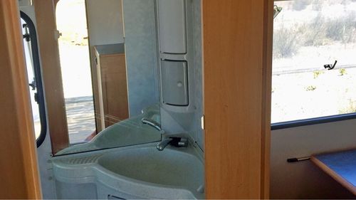 Ulcinj: Waschbereich der Standard Wohnwagen