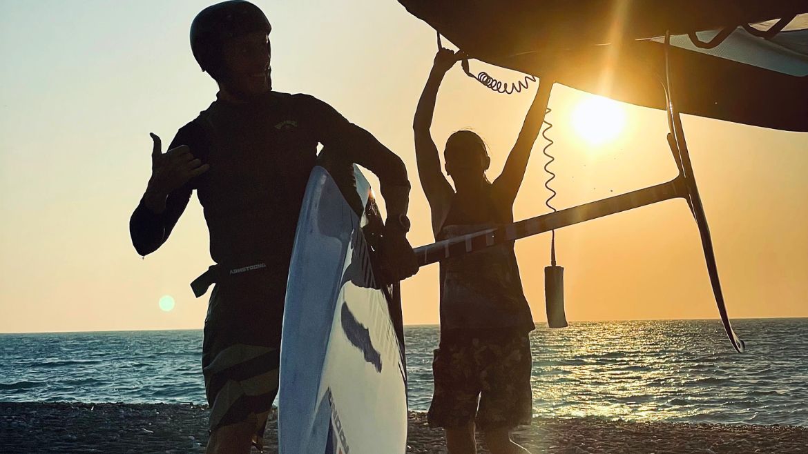 Rhodos Theologos: Wingen bis zum Sonnenuntergang