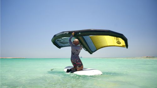 Soma Bay: Optimale Bedingungen zum Wingen Soma Bay: Optimale Bedingungen zum Wingen