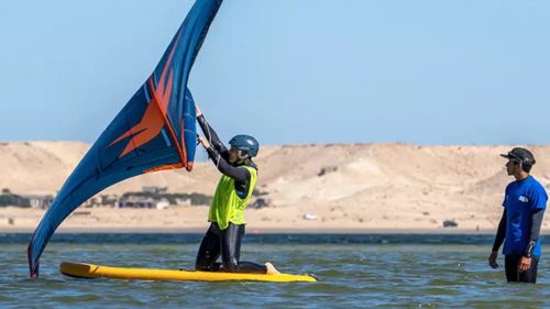 Dakhla: Schulungsbild Wingfoilen Dakhla: Schulungsbild Wingfoilen