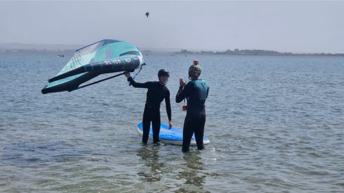 Marsala: Wingsurf-Anfängerschulung