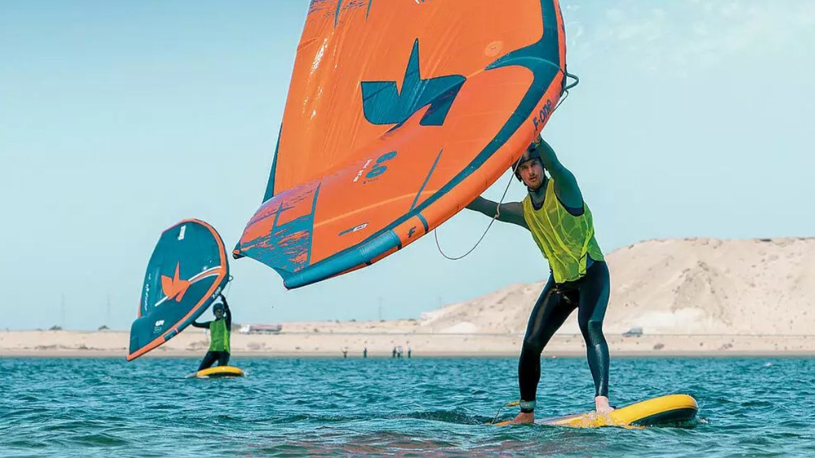Dakhla: Wingen lernen in Dakhla Dakhla: Wingen lernen in Dakhla