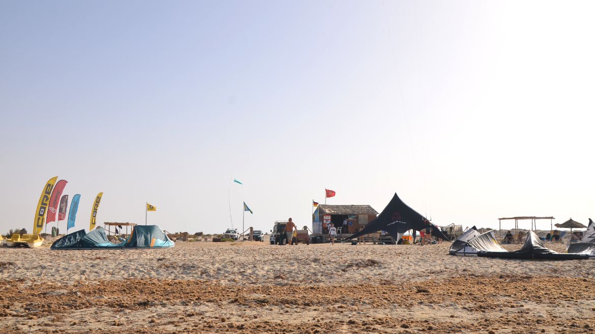 Djerba-Zarzis: Blick auf die Kitesurf Station