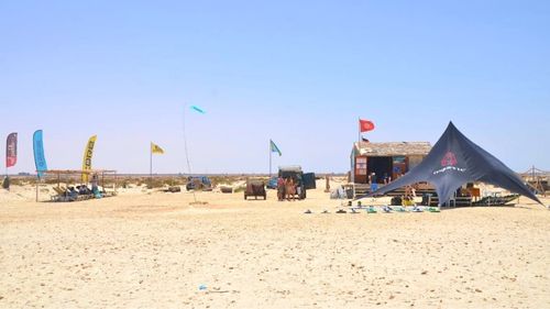 Djerba-Zarzis: Blick auf die Kitesurf Station Zarzis