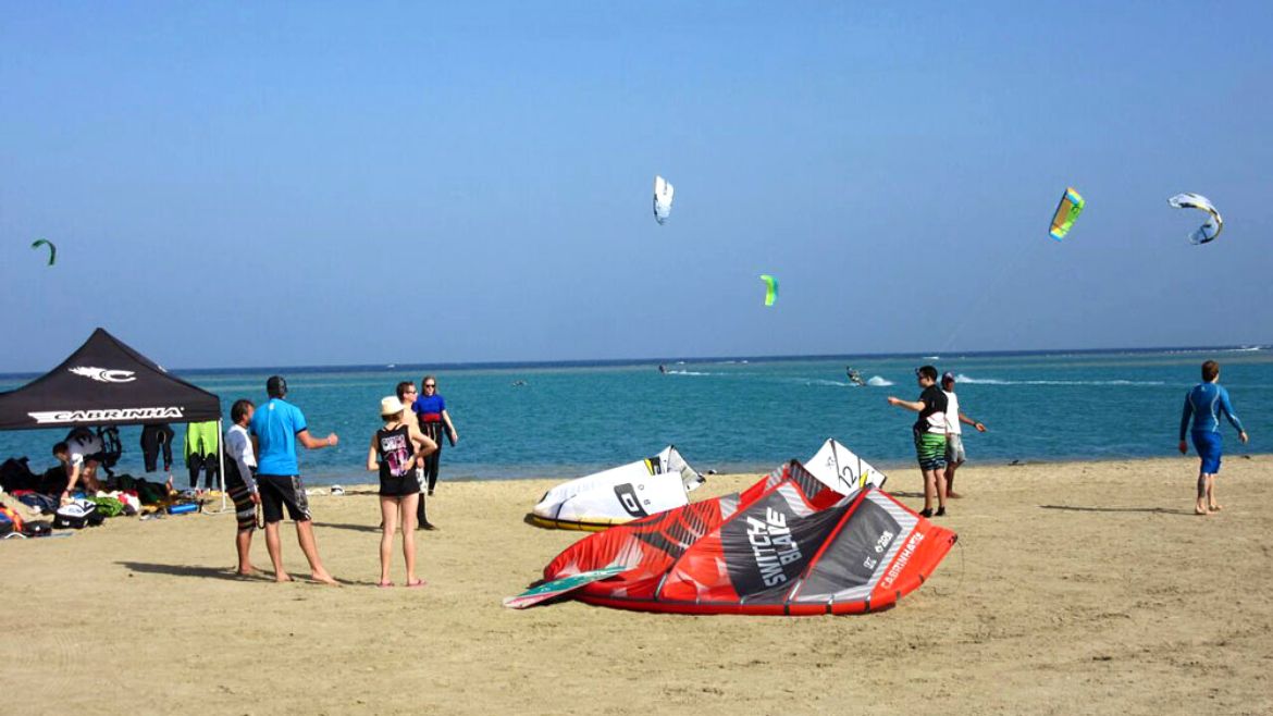 El Naaba: Lagunenbereich der Kite- und Wing/Windsurf Station