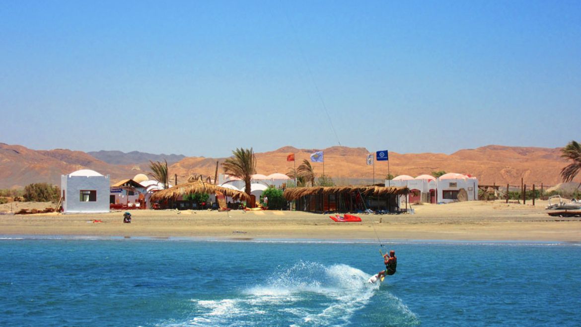 El Naaba: Ansicht der Kite- und Wing/Windsurf Station