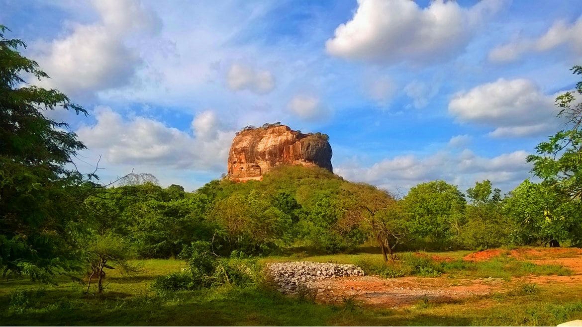 Sri Lanka: Blick auf Sigiriya