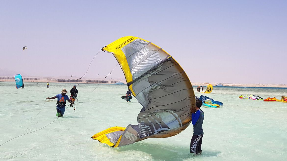 Soma Bay: Kitesurfen lernen in der Soma Bay