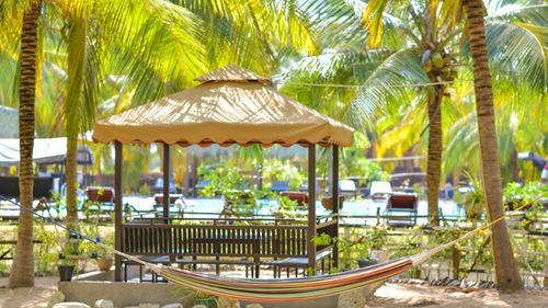 Kalpitiya: Relaxzone in der Anlage der Palmen Bungalows
