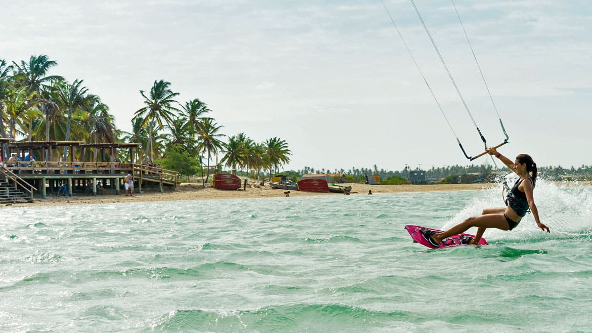 Ilha do Guajiru: Kitesurfen in der Ilha do Guajiru